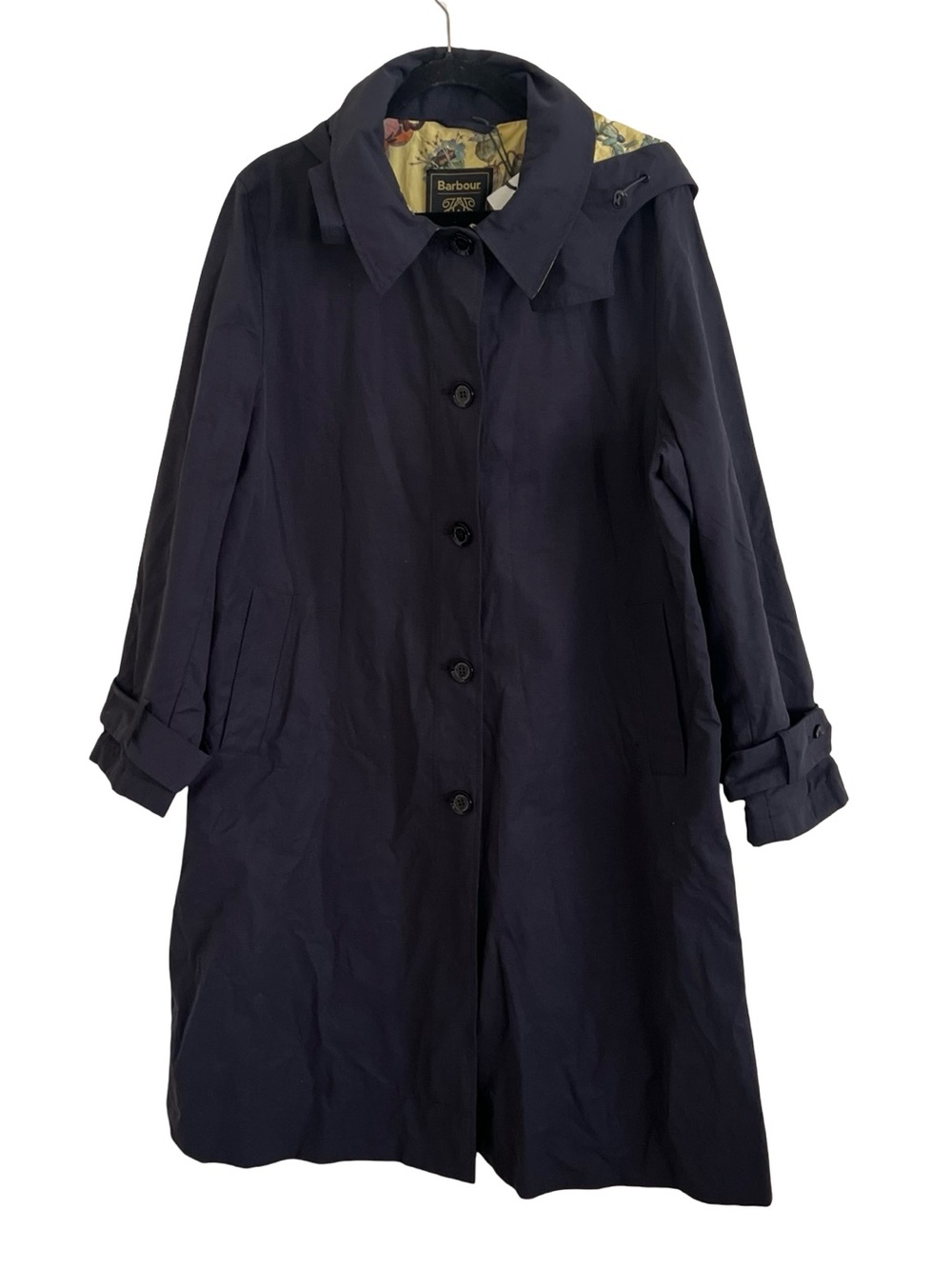 Barbour x House of Hackney Wayland Showerproof Jacket in Navy Blue NWT US 14